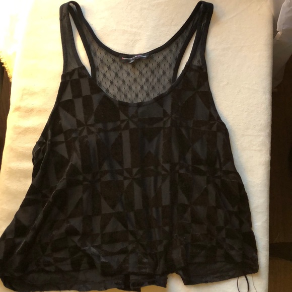 Velvet trapeze top - Picture 2 of 2